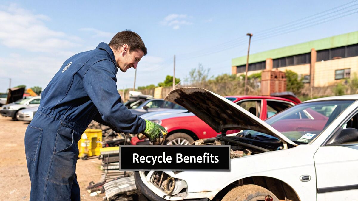 A Guide to Recycle Auto Parts for Cash