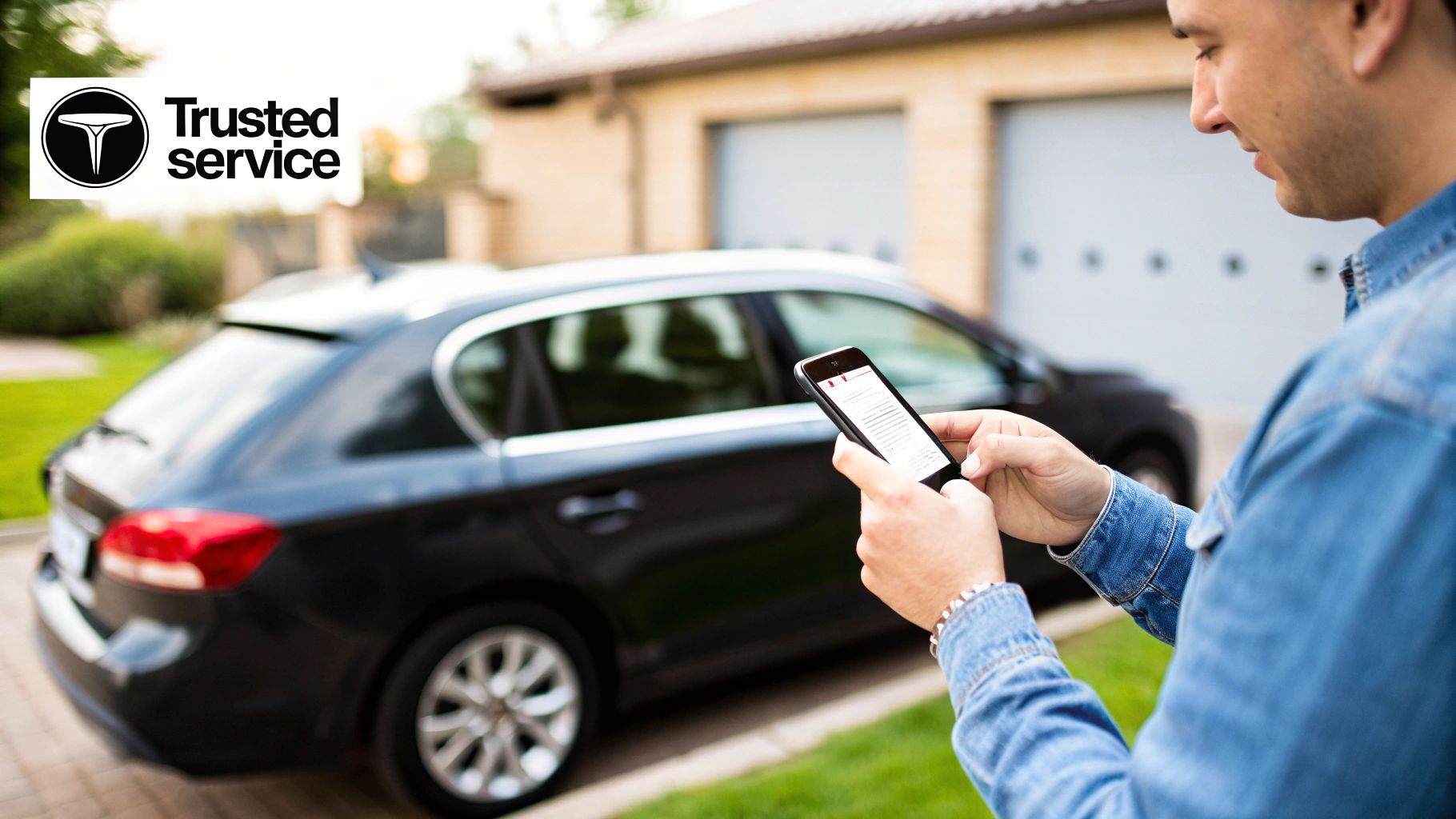 A professional car removal service employee shaking hands with a happy customer in Adelaide